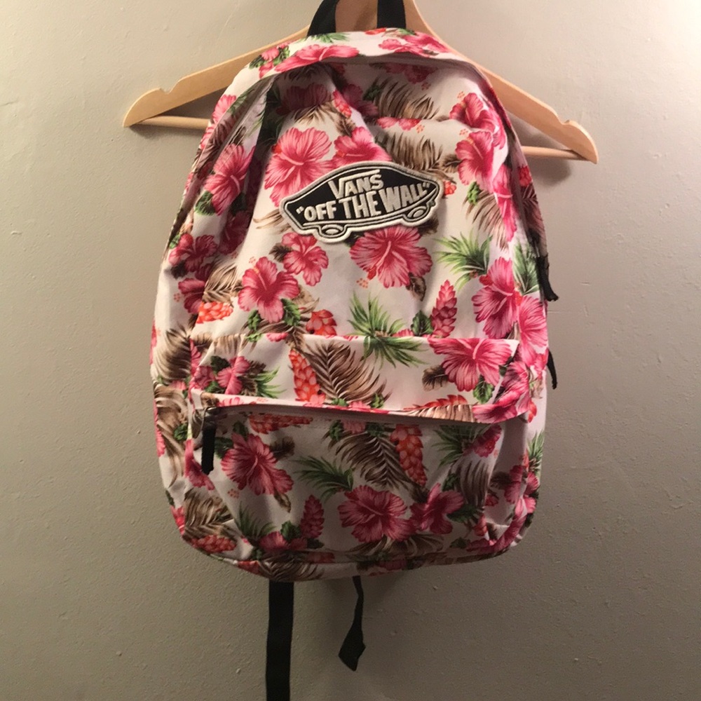 Vans floral backpack